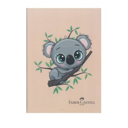 Faber-Castell Defter Dikişli Pp Kapak Koala A4 100 Yaprak Çizgili - Thumbnail