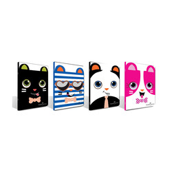 Faber-Castell - Faber Castell Defter Faces A4 pp Kapak 80 Yaprak Kareli (1)