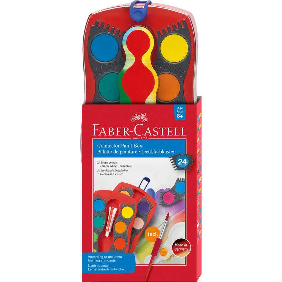 Faber Castell Değiştirilebilir Tablet Sulu Boya 24'lü