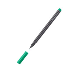 Faber Castell Grip Finepen Keçeli Kalem 0.4 mm Zümrüt Yeşili - Thumbnail