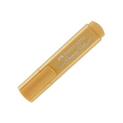 Faber Castell Fosforlu Kalem 46 Metalik Altın Glamorous Gold - Thumbnail