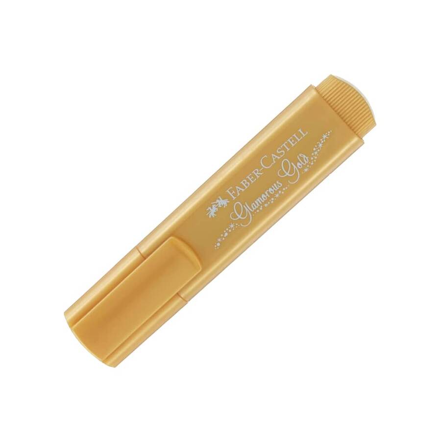 Faber Castell Fosforlu Kalem 46 Metalik Altın Glamorous Gold