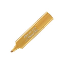 Faber-Castell - Faber Castell Fosforlu Kalem 46 Metalik Altın Glamorous Gold (1)