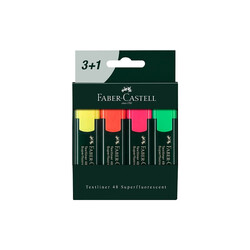 Faber-Castell Fosforlu Kalem Textliner 3+1 - Thumbnail