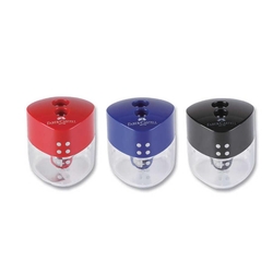 Faber-Castell - Faber Castell Grip Auto Jumbo Kalemtraş Klasik Renkler 