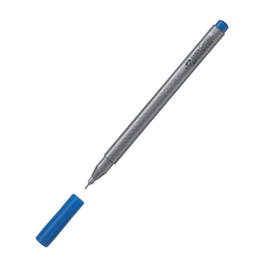 Faber Castell Grip Finepen Keçeli Kalem 0.4 mm Mavi