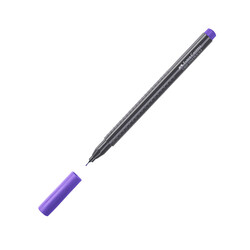 Faber-Castell - Faber Castell Grip Finepen Keçeli Kalem 0.4 mm Mor