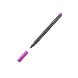 Faber Castell Grip Finepen Keçeli Kalem 0.4 mm Pembe - Thumbnail