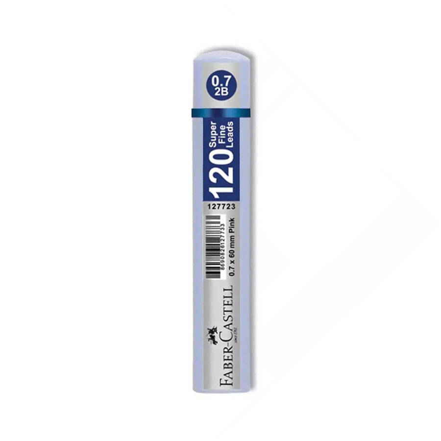 Faber Castell Grip Min 0.7 mm 2B 60 mm 120'li Tüp Açık Mavi