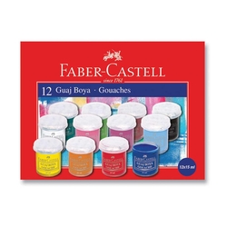 Faber-Castell - Faber Castell Guaj Boya 15 ml 12'li