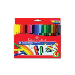 Faber-Castell - Faber Castell Keçeli Kalem Eğlenceli 20'li 5068112000