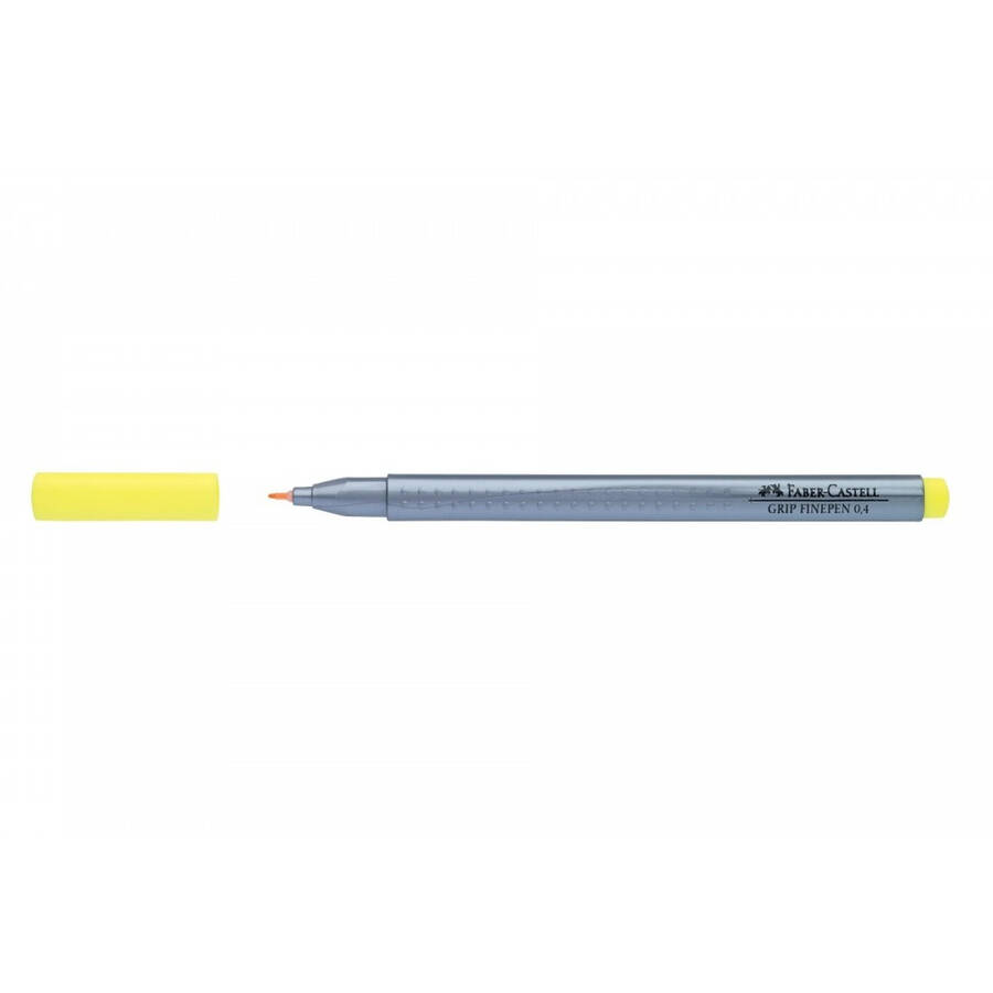 Faber-Castell Grip Finepen Keçeli Kalem 0.4 mm Sarı