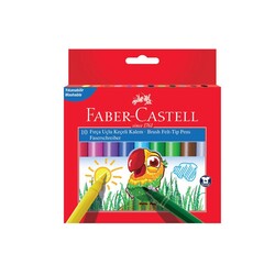 Faber-Castell - Faber-Castell Keçeli Kalem Fırça Uçlu