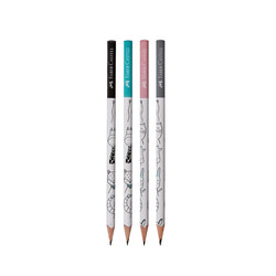 Faber-Castell - Faber Castell Kurşun Kalem Animals Üçgen 2B