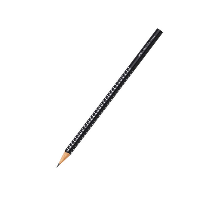 Faber-Castell Kurşun Kalem Parlak Renk Siyah Metalik