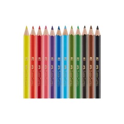 Faber Castell Redline Kuru Boya Yarım Boy 12'li - Thumbnail