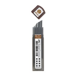 Faber-Castell - Faber Castell Min Super Fine 0.5 mm 2B 60 mm