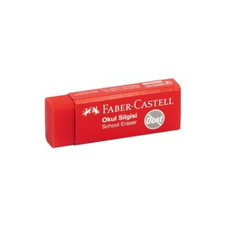 Faber-Castell - Faber-Castell Okul Silgisi Kırmızı (20)