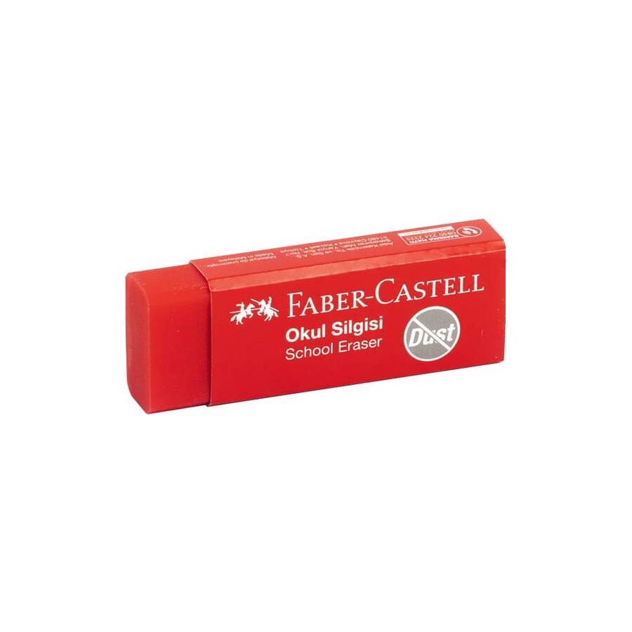 Faber-Castell Okul Silgisi Kırmızı (20)