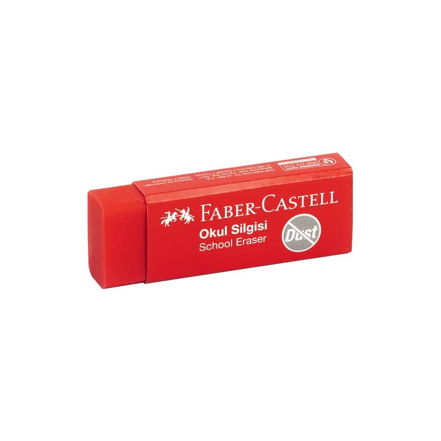 Faber-Castell Okul Silgisi Kırmızı (20)