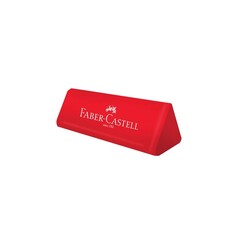 Faber-Castell - Faber-Castell Okul Silgisi Üçgen Kırmızı