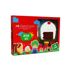 Faber-Castell Oyun Hamuru Çiftlik Seti 4x50 gr - Thumbnail