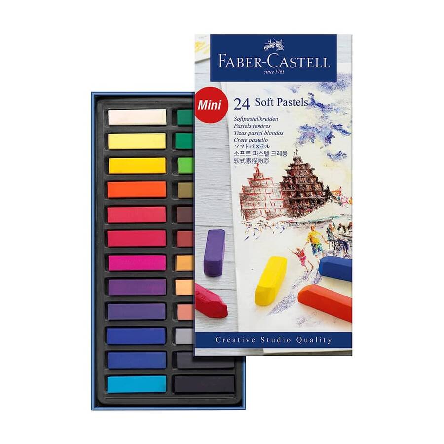 Faber-Castell Pastel Boya Creative Studio Mini Toz 24 Renk