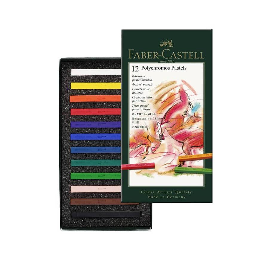 Faber-Castell Pastel Boya Polychromos 12 Renk