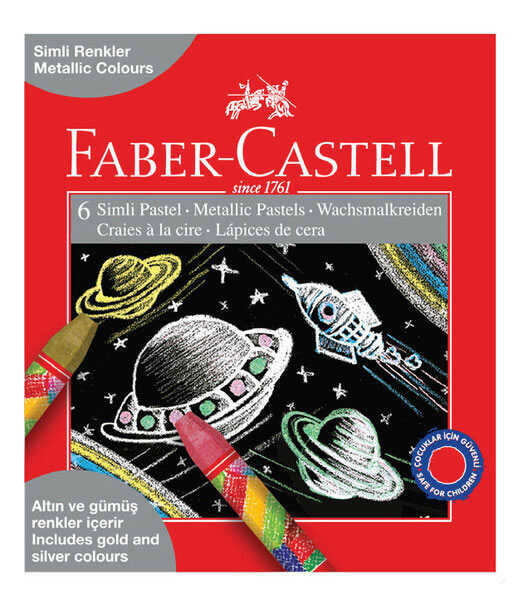 Faber Castell Pastel Boya Simli 6'lı