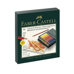 Faber-Castell - Faber Castell Polychromos Kuru Boya 36'lı