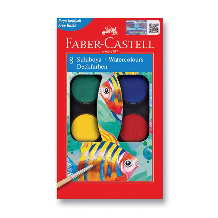 Faber Castell Redline Sulu Boya Küçük Boy 8 Renk