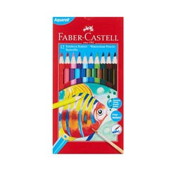 Faber-Castell - Faber Castell Redline Aquarel Kuru Boya 12'li