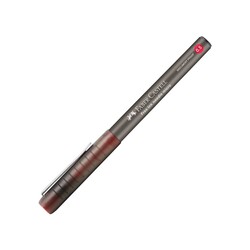 Faber-Castell - Faber-Castell Roller Kalem Free Ink Needle 0.5 mm Kırmızı