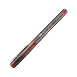 Faber-Castell - Faber-Castell Roller Kalem Free Ink Needle 0.7 mm Kırmızı