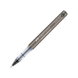 Faber-Castell - Faber-Castell Roller Kalem Free Ink Needle 0.7 mm Siyah