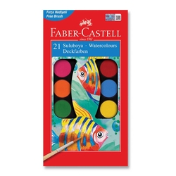 Faber-Castell - Faber Castell 951 Redline Sulu Boya 21 Renk