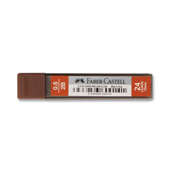 Faber-Castell - Faber Castell Super Fine Min 0.5 mm 2B 75 mm