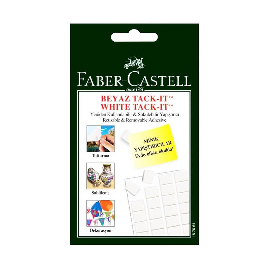 Faber Castell Hamur Yapıştırıcı Tack-it 50 gr Beyaz 