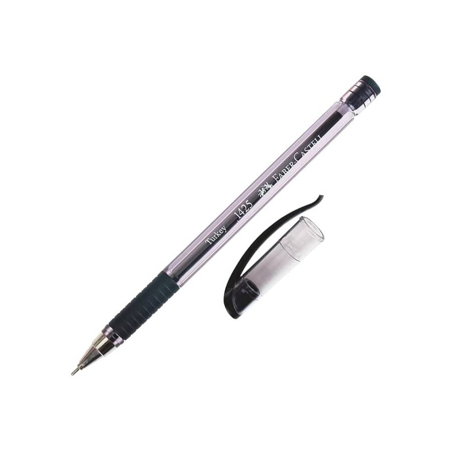 Faber-Castell Tükenmez Kalem 1425 İğne Uçlu 0.7 mm Siyah 