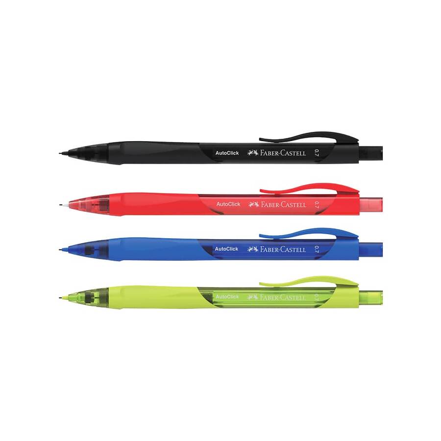 Faber-Castell Versatil Kalem Autoclick 0.7 mm Renkli Gövde