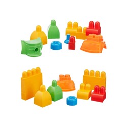 Fen Toys Akıllı Çocuk Blokları 125 Parça - Thumbnail