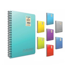 Gıpta - Gıpta Chromo Double Metal Spiralli Çizgili Defter A4 140 Yaprak