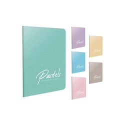 Gıpta - Gıpta Defter Pastels Tel Dikiş Pp Kapak A4 60 Yaprak Çizgili