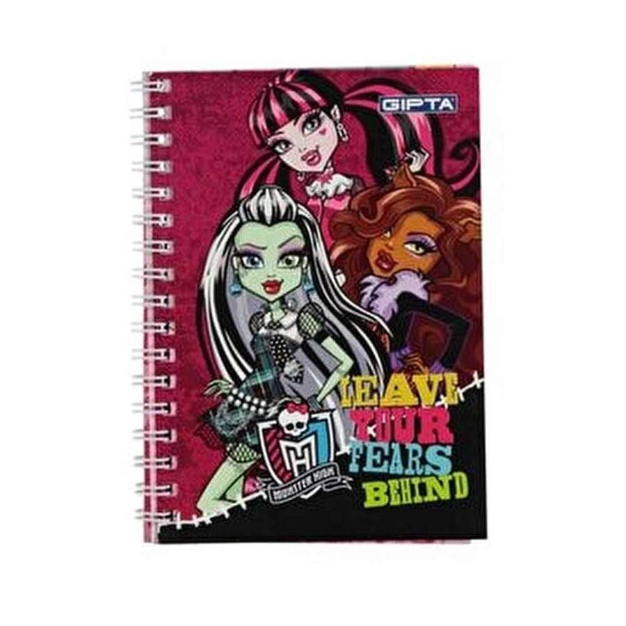 Gıpta Detfer A4 Monster High Spiralli Kapak 72 Yaprak Çizgili