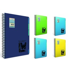 Gıpta Lw S-Type Plastik Kapak Defter 17x24 cm 150 Yaprak 4+1 - Thumbnail