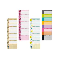 Gıpta - Gıpta Planner Tutkallı 10x34 cm 52 Yaprak 1234