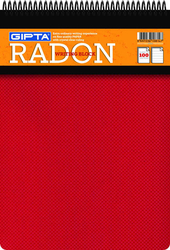 Gıpta Radon Spiralli Polipropilen Kapaklı Bloknot A4 Çizgili - Thumbnail