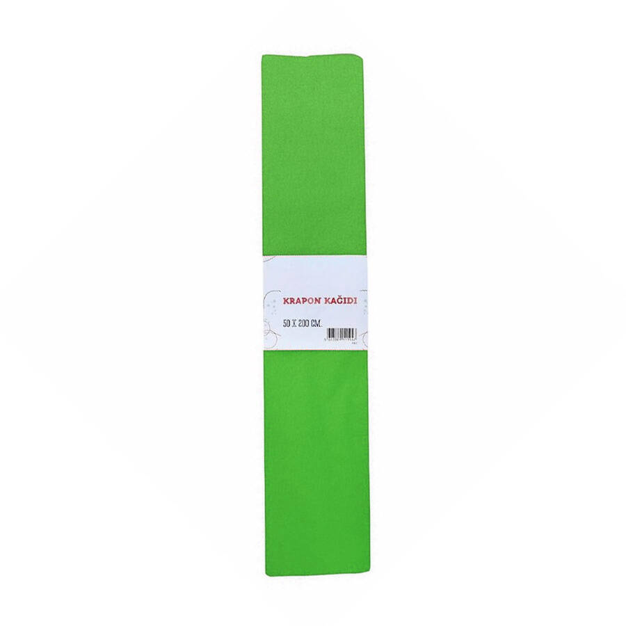 Gıpta Renkli Krapon Kağıdı 50 x 200 10 Adet Yeşil