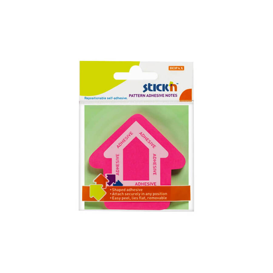 Gıpta Stick'n 70 x 70 Ok Şekilli Pembe 50 Yaprak