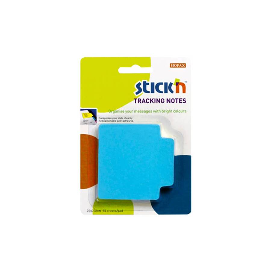 Gıpta Stick'n 70 x 70 Tracking Notes Neon Mavi 50 Yaprak